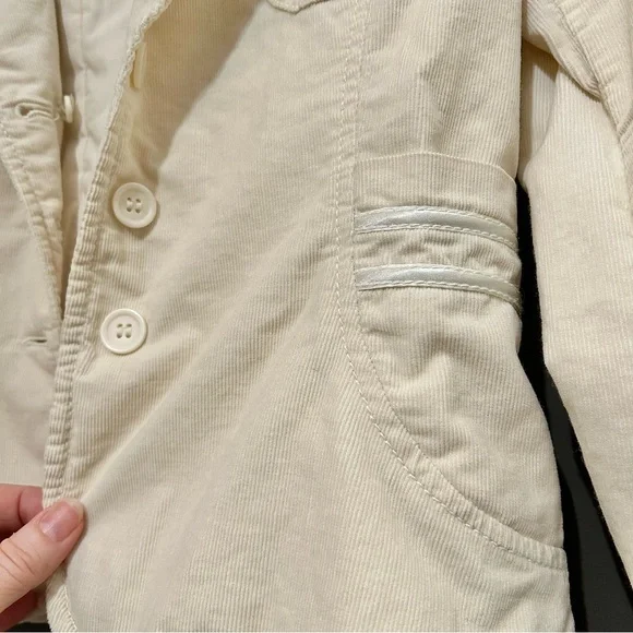 Miss Me vintage Y2K corduroy faux fur jacket blazer medium - Picture 7 of 8